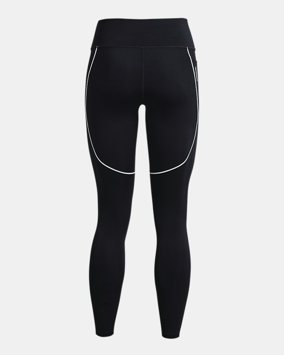 Women's UA RUSH™ ColdGear® No-Slip Waistband Full-Length Leggings, Black, pdpMainDesktop image number 6